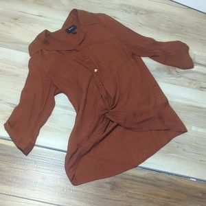 Breezy top brown ladies medium